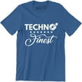 thumbnail image 1 of Techno Finest Dance Music Electronic House Party Disco Men's T-Shirt, 1 of 4