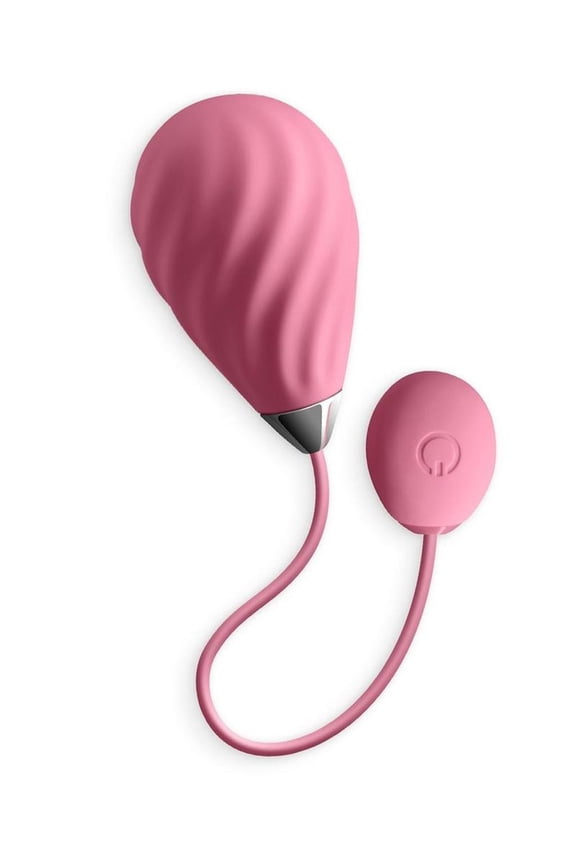 Techno Kandi Rechargeable Silicone App Compatible Egg Kegel Balls, Pink