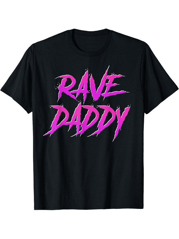 Techno Music Edm Party Raver Festival Rave Daddy T-Shirt