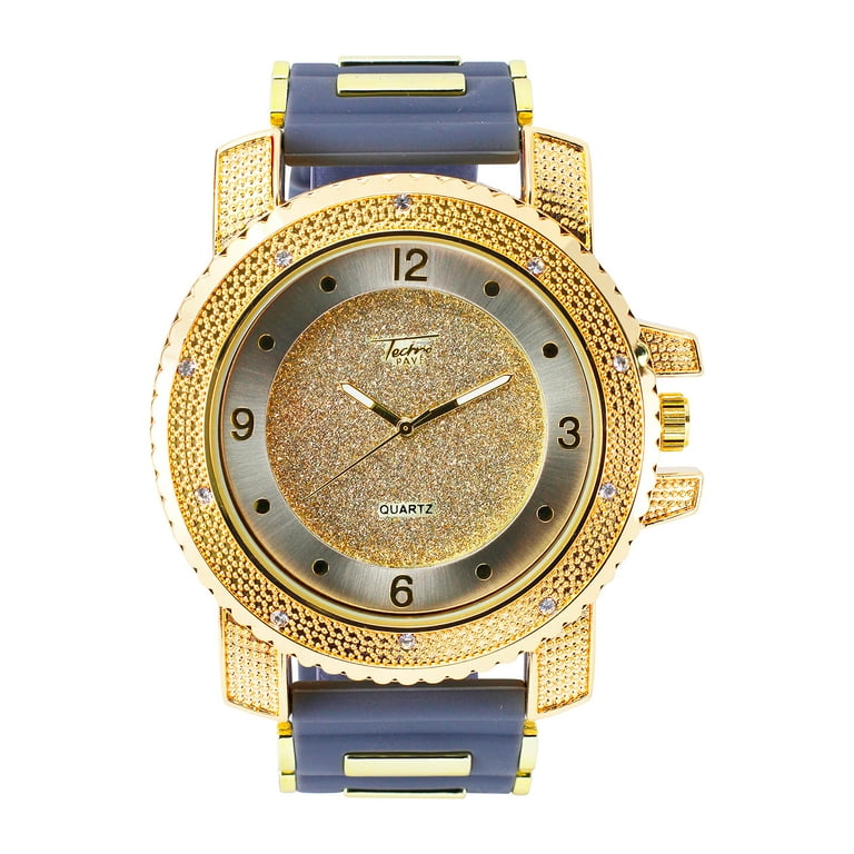 Techno pave gold watch hotsell price