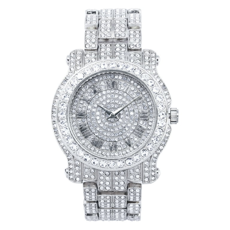 Techno pave men's best sale watch