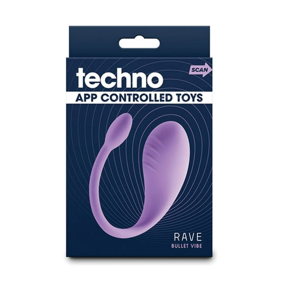 Techno Rave App Controlled Kegel Vibrator - Purple