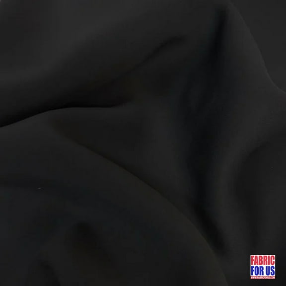 Techno Scuba Poly-Spandex BLACK Fabric by Fabric For Us (Sold by 3 Yards) Apparel, Arts, Craft & Industry FREE SHIPPING