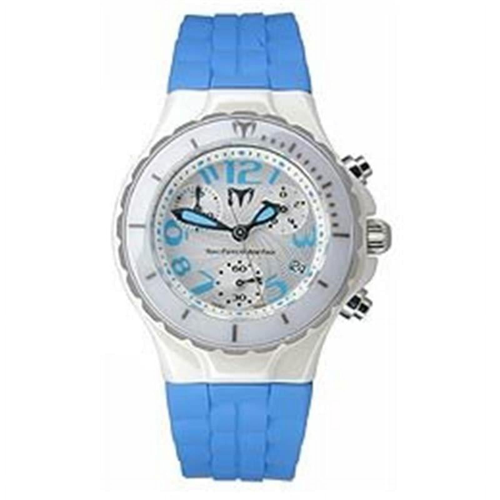 TechnoMarine Unisex Techno Chrono Ceramique Wristwatch, White, (TC01)