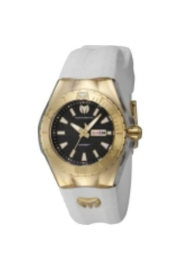 Womens Cruise Quartz 3 Hand Black Dial Watch