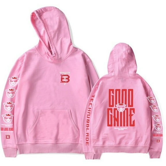 Technoblade Merch Hoodie Pullover Long Sleeve Fashion Sweatshirt for Men Women Funny Tops