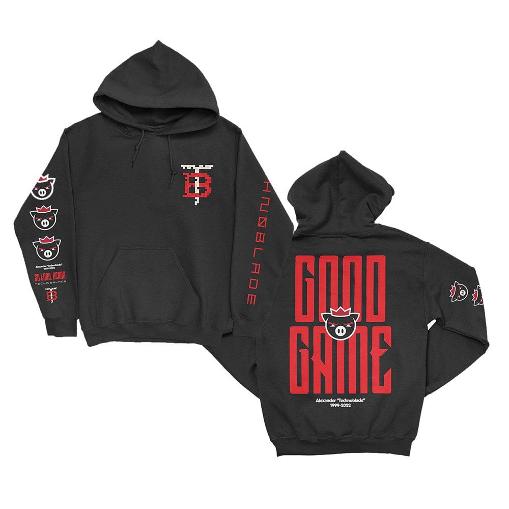 Technoblade Merch Good Game Hoodie Unisex Long Sleeve Women Men