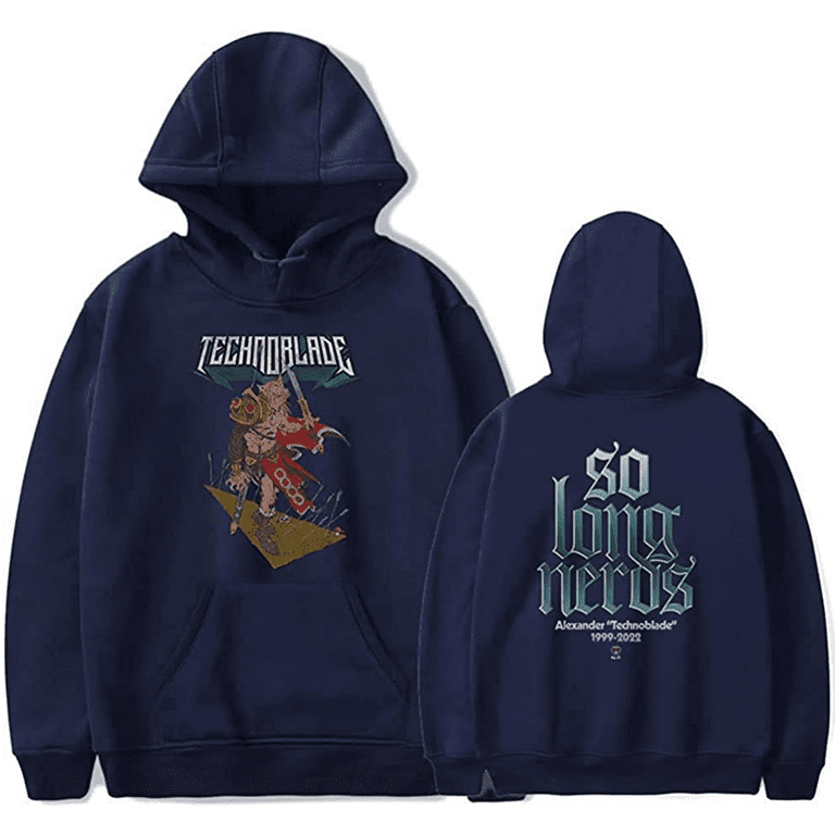 Technoblade Never Die Hoodie, So Long NERDS ,Rest In Peace