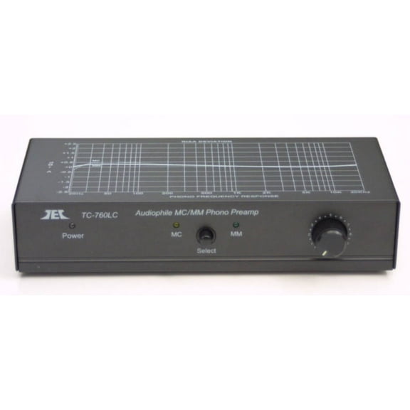 Technolink TC-760LC BLACK Finish MM/MC Phono Preamp w/ Level Adjust