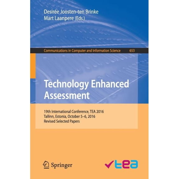 Technology Enhanced Assessment 1st ed. 2017