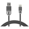 thumbnail image 1 of Technology Group  iHome Dual Strain Relief Nylon Braided Charge & Sync Cable, 1 of 1