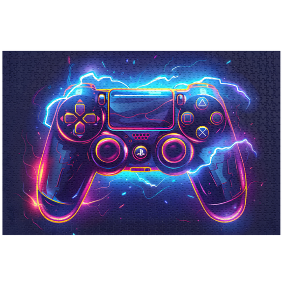 Technology Oriented Controller Puzzle Console1000 A Fun Educational Puzzle Toy With Letters On The Back, Suitable For All Ages