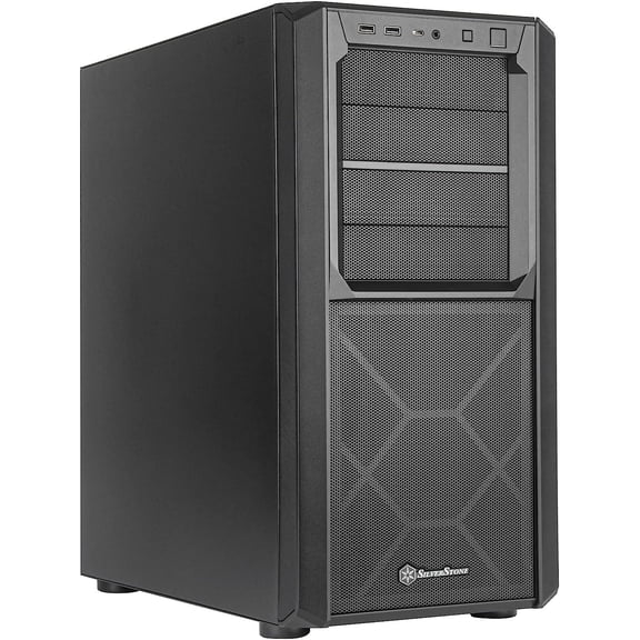 Technology SETA D1 Mid-Tower ATX Chassis with High Storage Capability & Versatility, SST-SED1-B