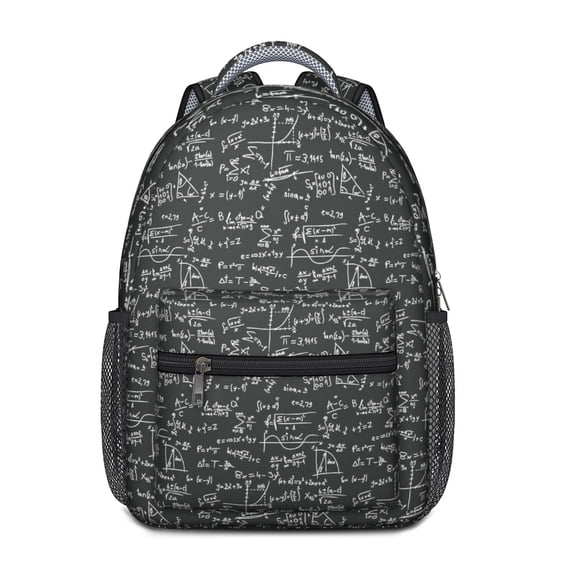 Technology Science Math Backpack for School with Scientific Formula Chemistry Physics Print Educational Gift