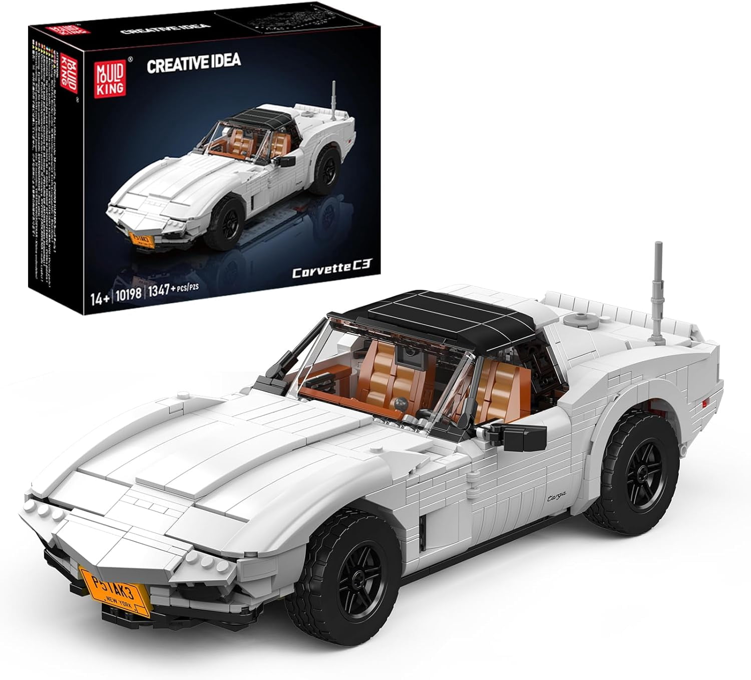 Technology Supercar Building Block Kits, Car Model Building Sets, MOC Car, Collections Enthusiasts, 1347 Pieces