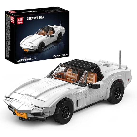 Technology Supercar Building Block Kits, Car Model Building Sets, MOC Car Gift for Adult Collections Enthusiasts, 1347 Pieces