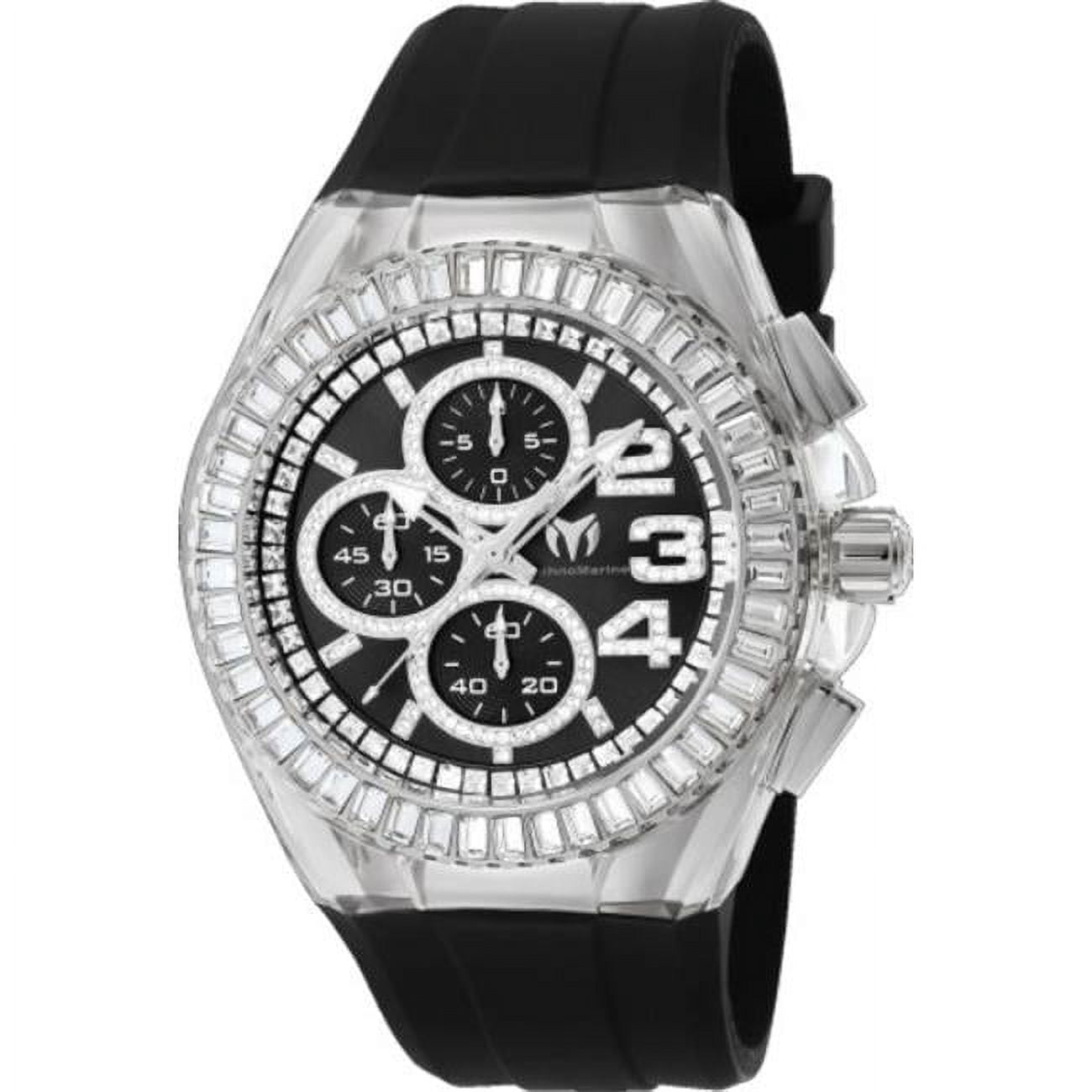 NWT Technomarine Cruise Chronograph Quartz Silver Dial Men\'s Watch Technomarine Cruise Chronograph Quartz Crystal Blue Dial  main image 2