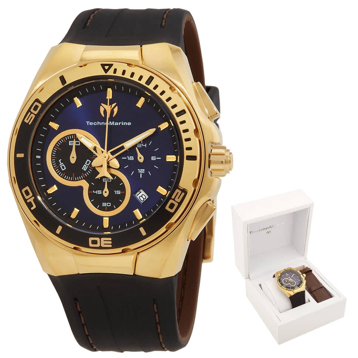 Technomarine Cruise Chronograph Quartz Blue Dial Men's Watch TM