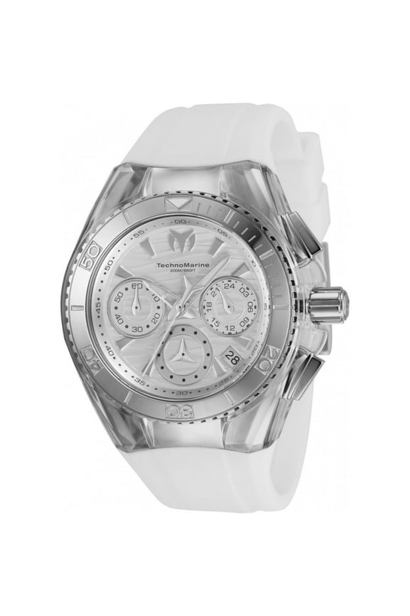 Cruise Chronograph Quartz Silver Dial Ladies Watch TM-120033