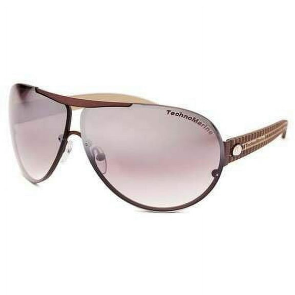 Technomarine Cruise Speedway Aviator TMEW007-06 Pilot Sunglasses - Brown / Grey