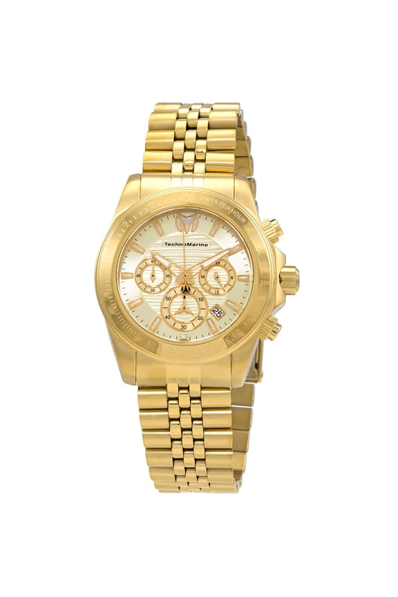 Manta Ray Chronograph Gold Dial Men's Watch TM-219022