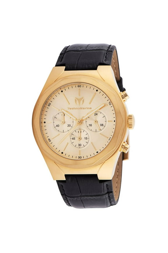 MoonSun Chronograph Quartz Gold Dial Men's Watch TM-820011
