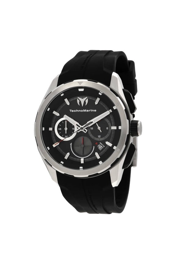 OCEAN Chronograph GMT Quartz Black Dial Men's Watch TM-318098