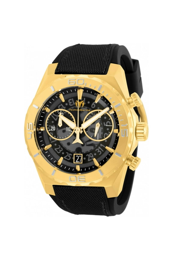 Reef Chronograph Quartz Black Dial Men's Watch TM-519008