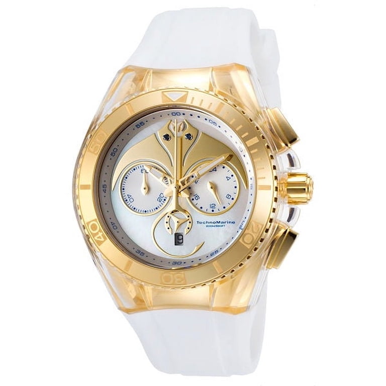 NWT Technomarine Cruise Chronograph Quartz White Dial Unisex Watch NWT Authentic Technomarine Cruise Chronograph Quartz White  main image 2
