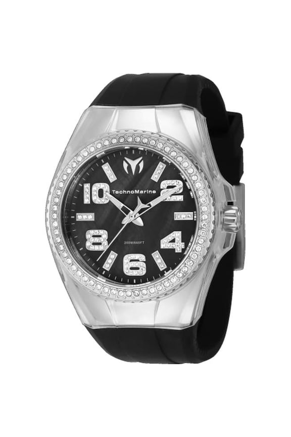 TM-121261 Women's Cruise Silver Crystal Case Watch