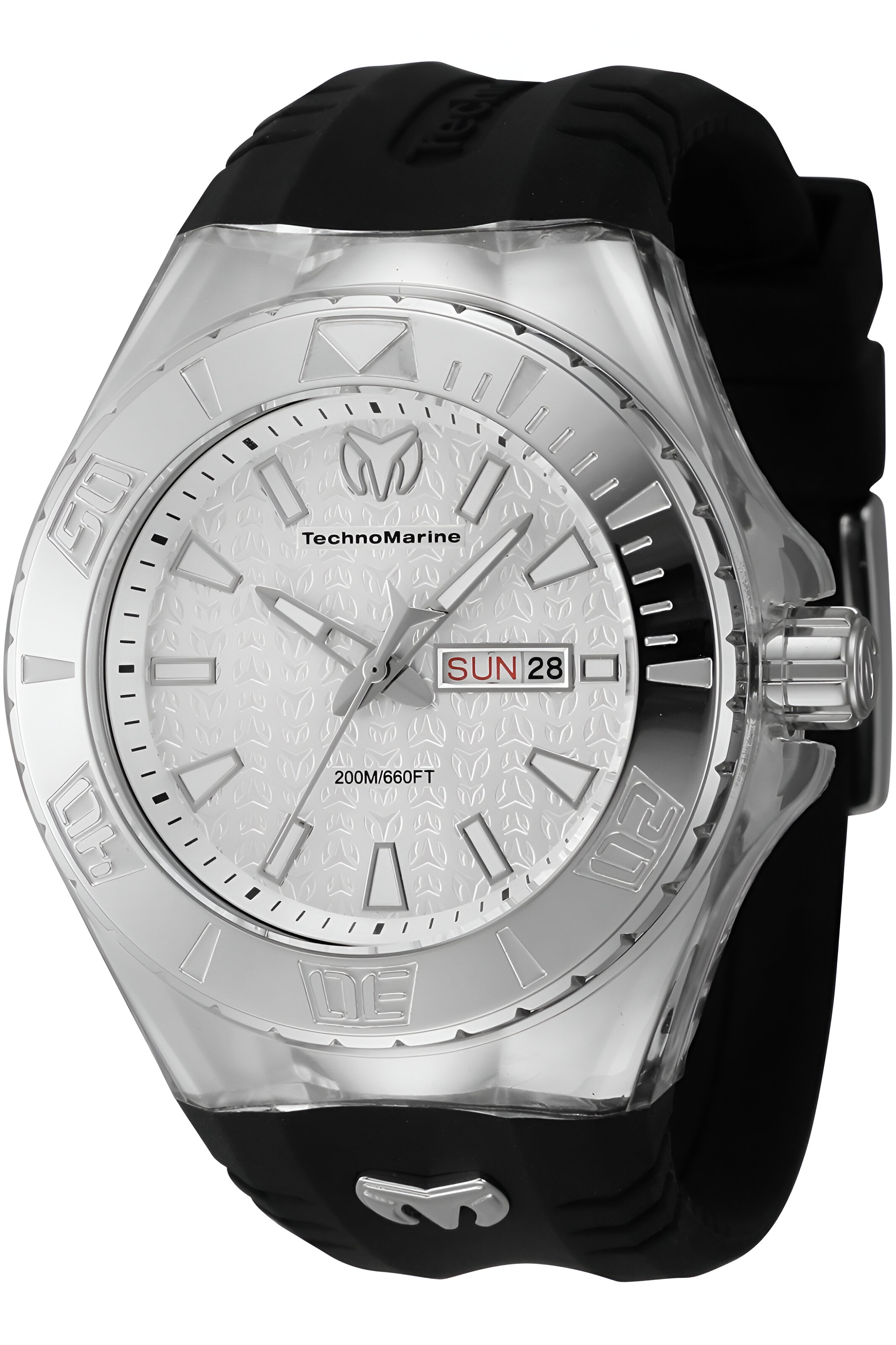 Technomarine TM-122007 Men's Cruise Monogram Black Strap Watch
