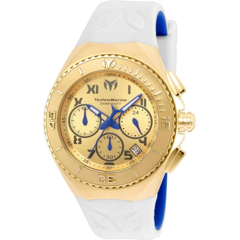 Technomarine TM-215079 Manta Unisex 40mm Chronograph Gold  display picture 3