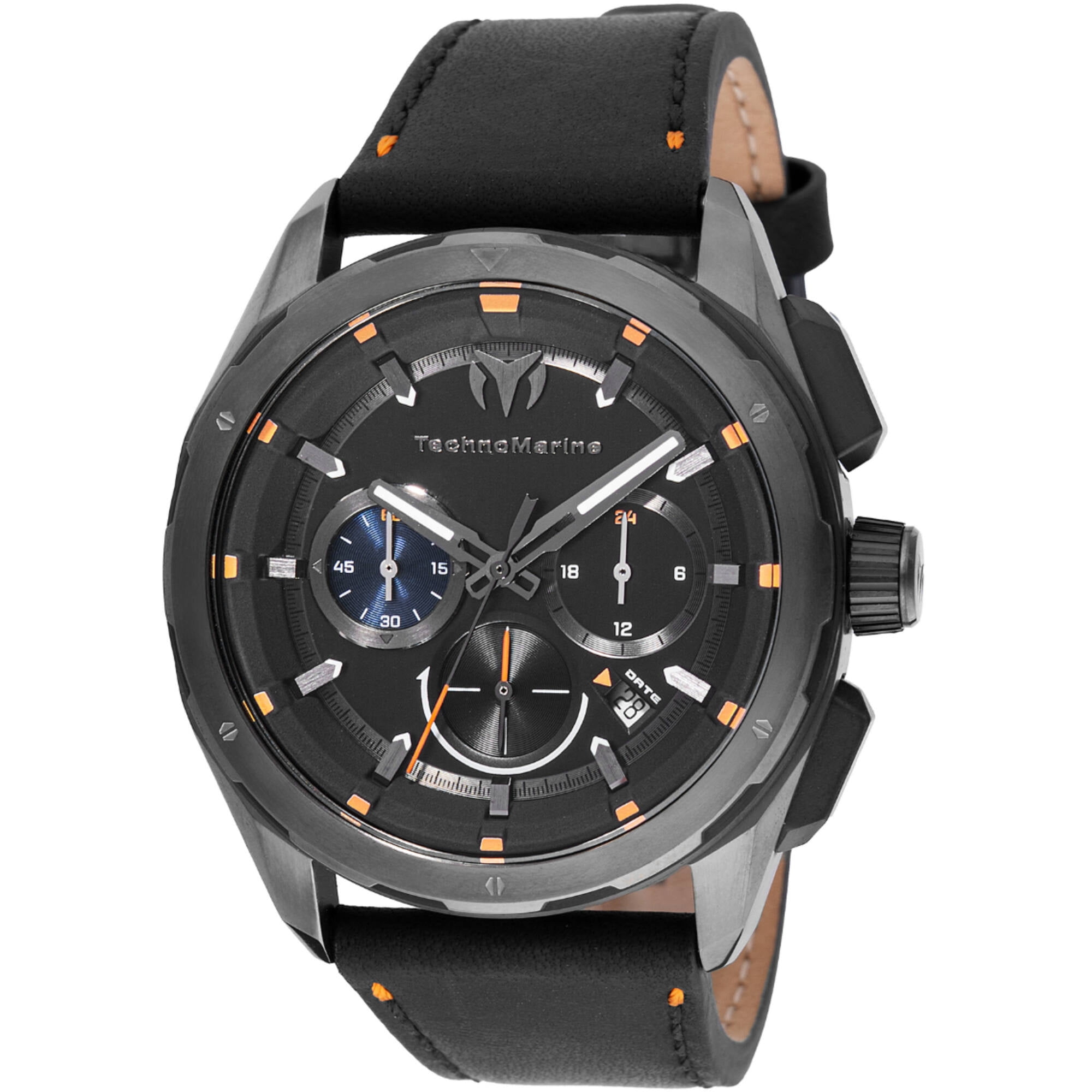 Technomarine Ocean Chronograph GMT Quartz Black Dial Men's Watch