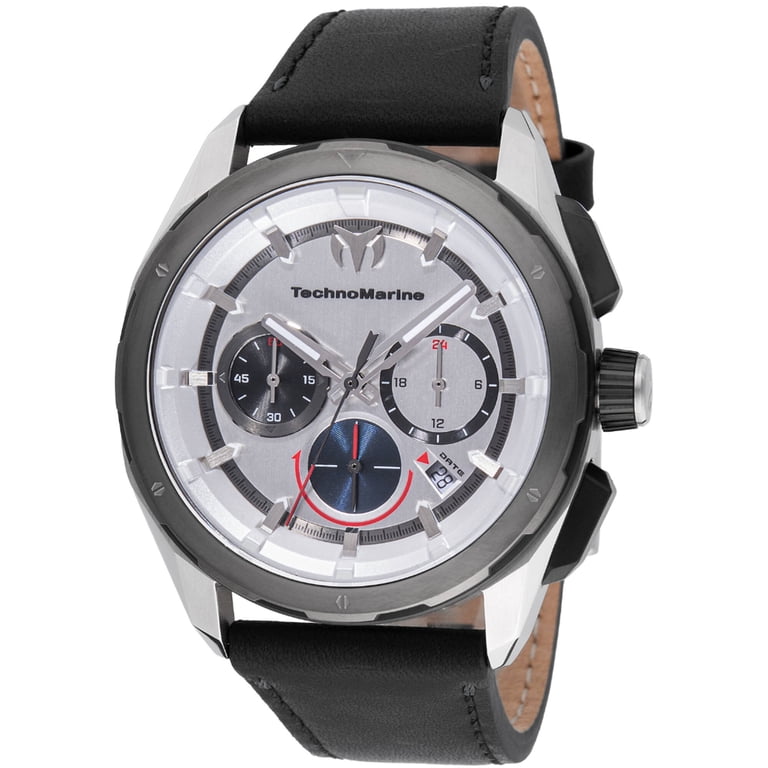 Technomarine OCEAN Chronograph GMT Quartz Silver Dial Men