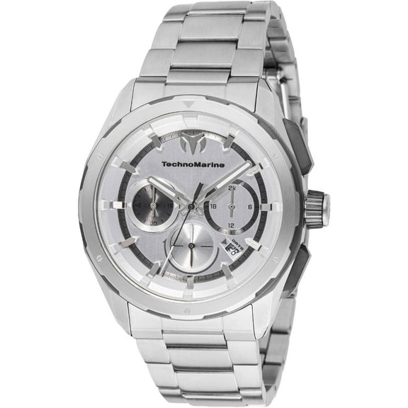 Technomarine TM-318091 Men's Ocean Nomad Chrono Silver Steel Watch