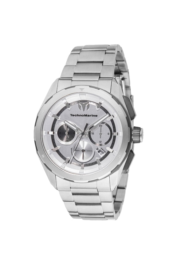 TM-318091 Men's Ocean Nomad Chrono Silver Steel Watch