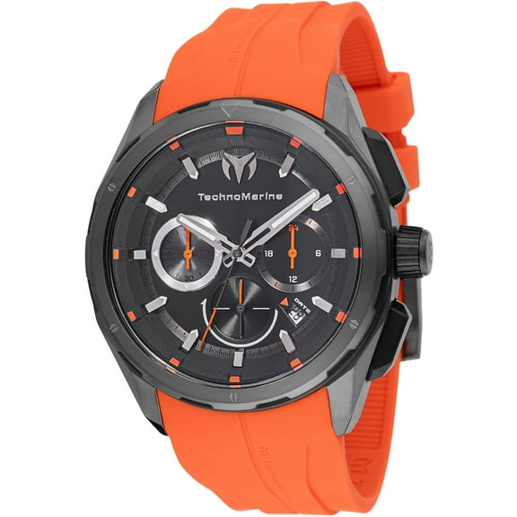 Technomarine TM-318099 Men's Ocean Nomad Chrono Orange Strap Watch