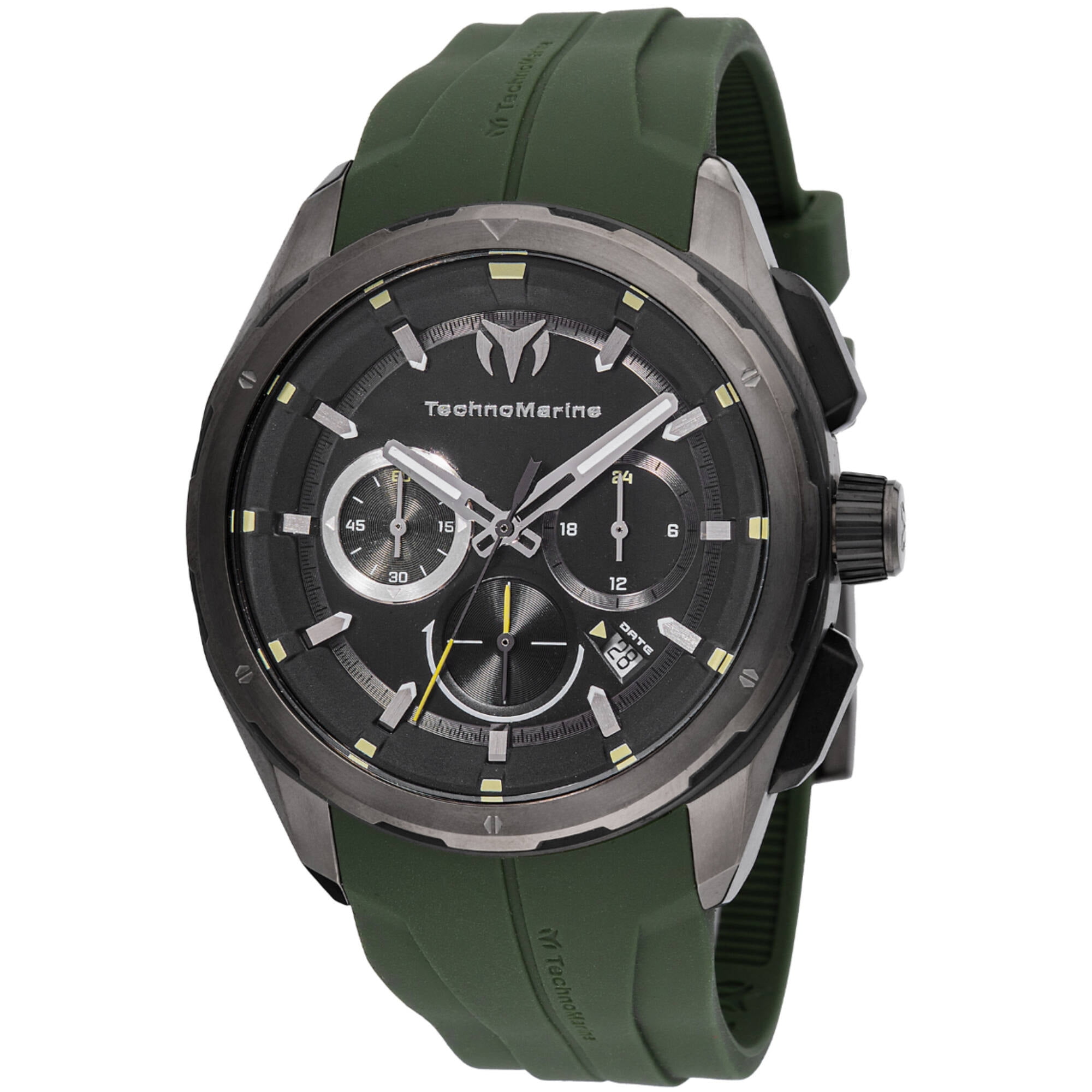 Technomarine OCEAN Chronograph GMT Quartz Black Dial Men's Watch