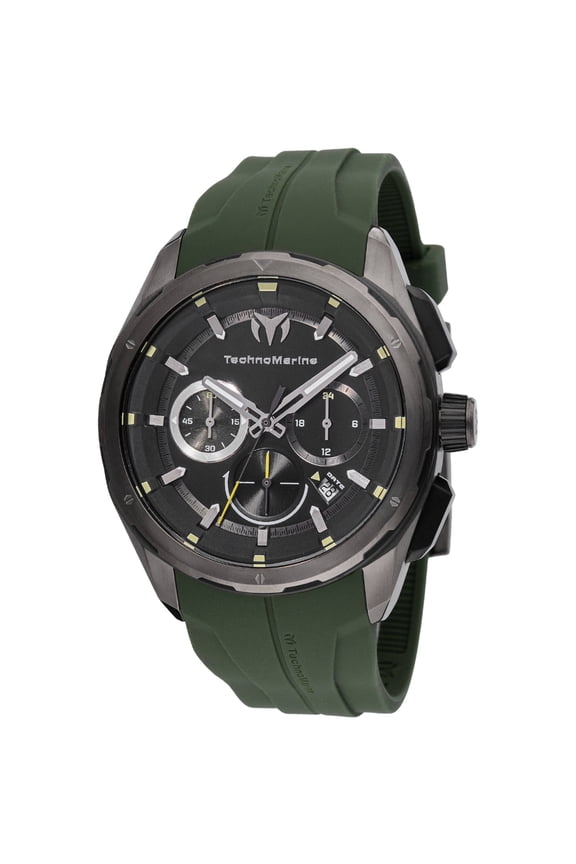 OCEAN Chronograph GMT Quartz Black Dial Men's Watch TM-318100