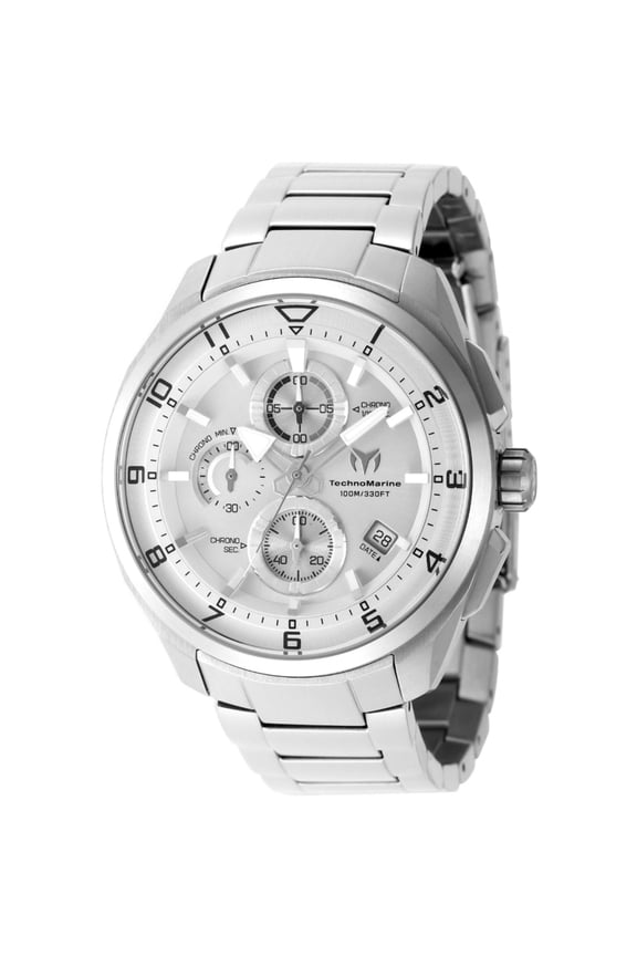Ocean Chronograph Quartz Silver Dial Men's Watch TM-318129