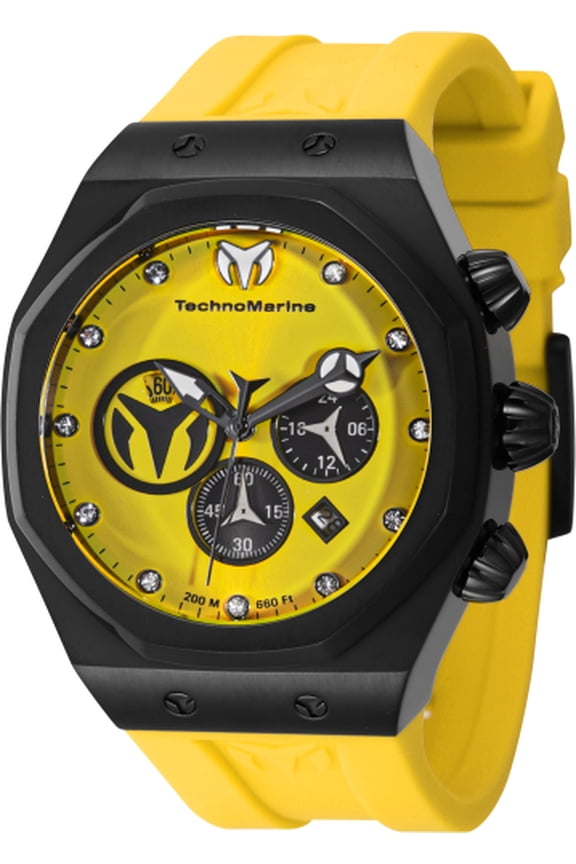 Technomarine Men's Reef Yellow Dial Watch - TM-523002