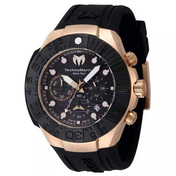 Technomarine TM-523011 Men's Reef Chronograph Black Dial Watch