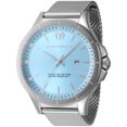 thumbnail image 1 of Technomarine TM-822005 Men's MoonSun Light Blue Dial Steel Watch, 1 of 1