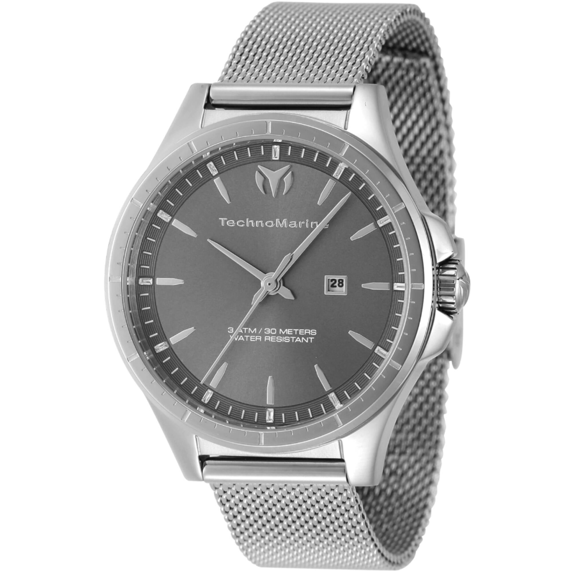 Technomarine Cruise TM-120033 – Orologio Da Donna In Acciaio, Quadrante Argentato 40mm, Movimento Quarzo, Impermeabile 20 Bar