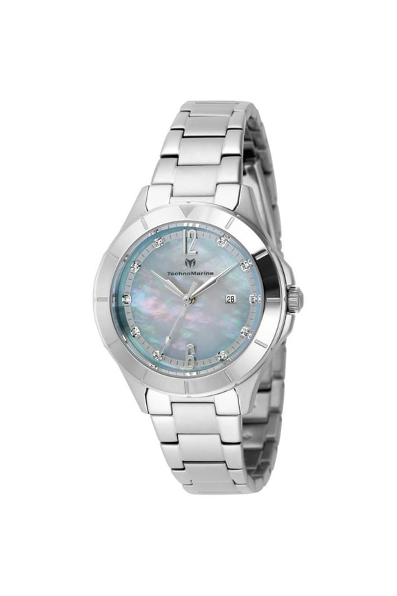 TM-826000 Women's Luna Tides Silver Bracelet Watch