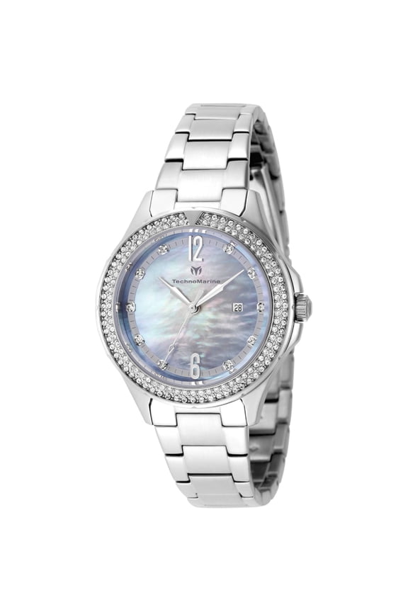 TM-826007 Women's Luna White and Blue Mop Dial Watch