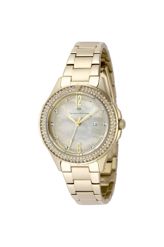 TM-826012 Women's Luna Yellow and White Steel Watch