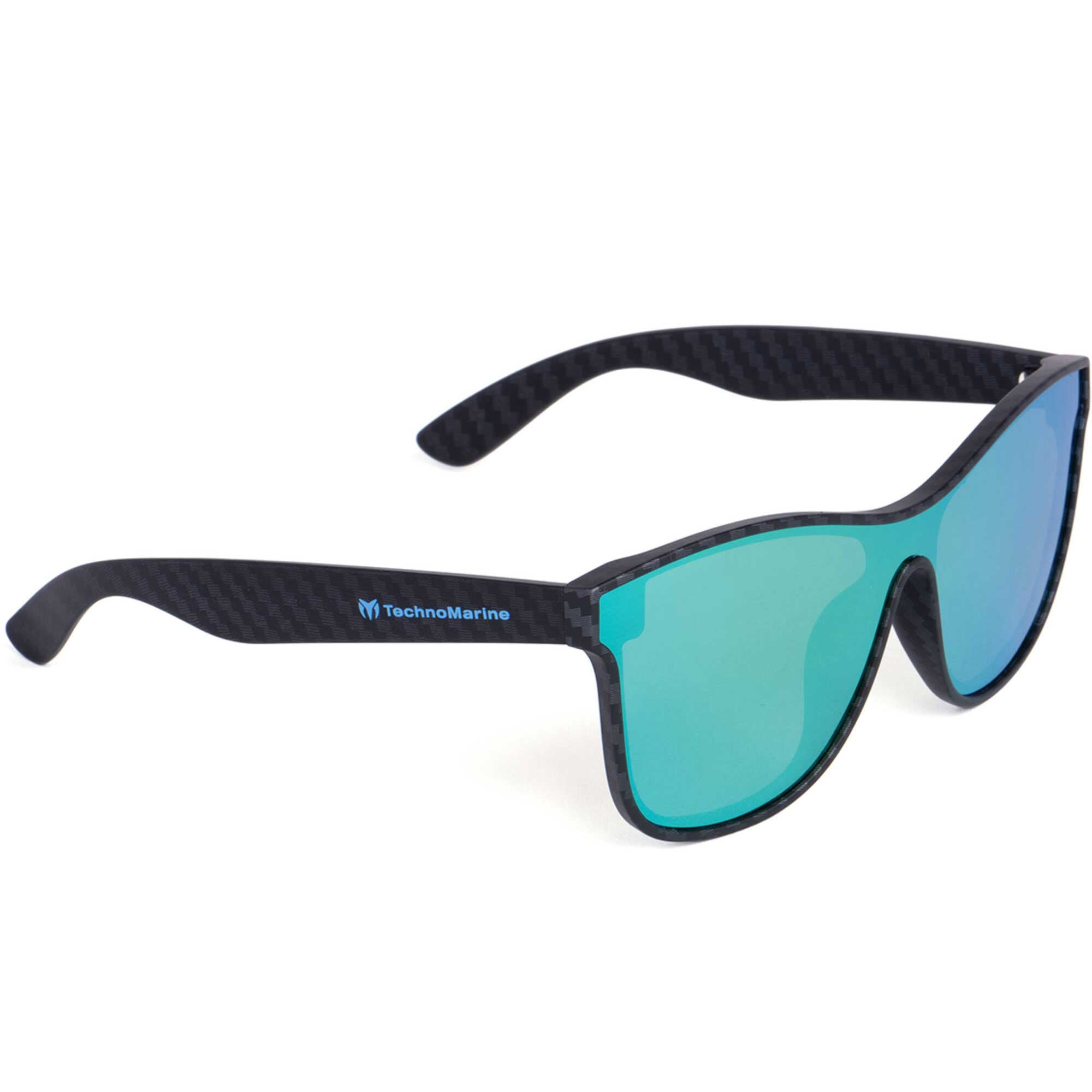 Unisex wrap around sunglasses by Technomarine Technomarine Unisex Sunglasses - Blue Triacetate Lens TR90  main image 4