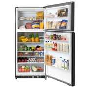 Techomey 19 Cu ft 2 Way Refrigerator Top Freezer Propane/LPG Off-Grid Outdoor Black