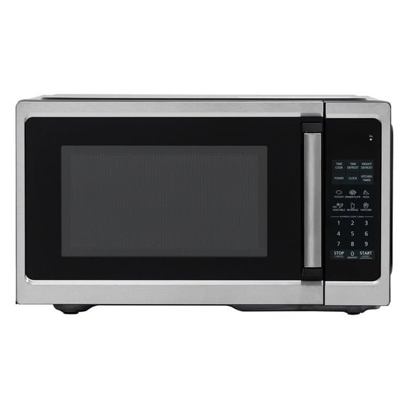 Techomey Countertop 0.9 Cu ft 900W 10 Power Level 6 Auto Menu Memory Function